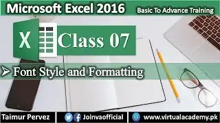 Font Style and Formatting In Microsoft Excel. 07