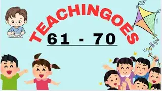 Learn numbers 61 to 70|Counting 61 to 70|kids learn numbers |Numbers count |counting numbers|61-70