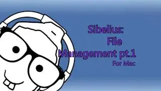 Sibelius File Management for Mac