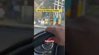 Brezza Facelift Ka Real Mileage 😤 #brezza2023 #mileage #shorts #viral #shortvideo