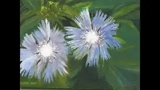 Stokesia laevis, the Stokes Aster, is favorite perennial by far.