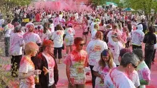 Color Me Pink 5k Race Kings Island Cincinnati