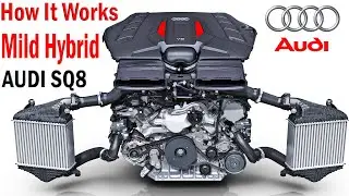How it works Audi Mild Hybrid System Animation &  Sport Suspension Explained in Audi SQ7 & SQ8