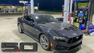 HARD PULLS IN MY 6 SPEED MANUAL 2024 MUSTANG GT!! (POV)