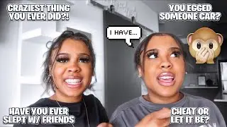 Testing OUR  innocence we shocked eachother😂😂..