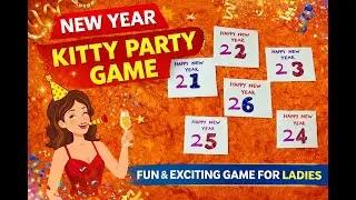 🎊 Amazing Kitty Party Game for Ladies & Friends | 🎉 Happy New Yea