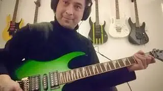 Joey S. testing Line 6 Firehawk FX with new sound patches - Electric Guitar playing