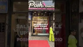 40% off sale at store , Posh bridal studio 😍 shop now 🛍️