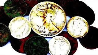 Metal Detecting Finds HUGE Treasure Spill at an OLD House! Old Coins Everywhere! Amazing Hunt