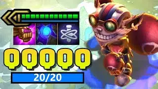 S6 Ziggs QQQQQ!  Mutant & Bluebuff | TFT Set 6