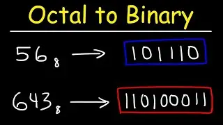 Octal to Binary Conversion | Number System | Digital Logic Design | DLD | Academy Education