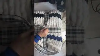 How to fold chunky blanket for shipping