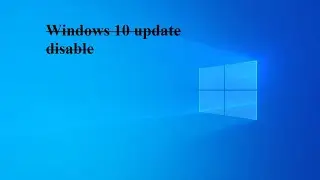 Windows 10 update disable