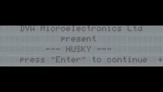 DVW Microelectronics Husky (1981) {BASIC Test}