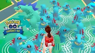 LUCKIEST Totodile Community Day EVER! Shiny After Shiny!