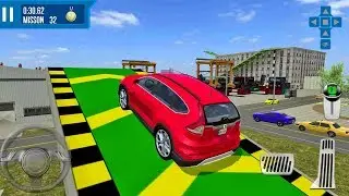 City Driver Roof Parking Challenge #5 - Car Games Android IOS gameplay