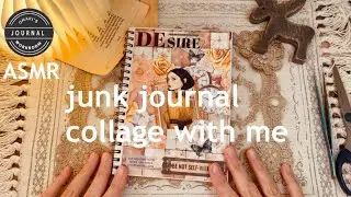 【ASMR】De.Ellenさんの素材でコラージュ✨️#asmr #scrapbooking #collage 