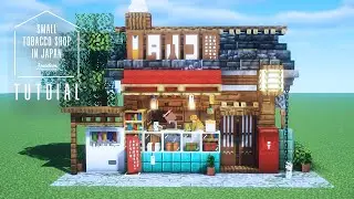 Minecraft Tutorial | Building a Realistic Traditional Japanese Tobacco Shop #120
