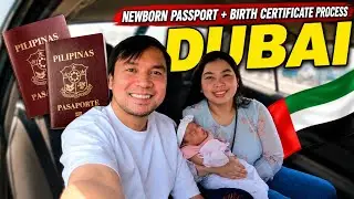Dubai Serye • Newborn Passport + Birth Certificate Journey (Part 3) | DIY PROCESS | The Espanas