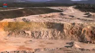Mining in quarry Kvarte Croatia