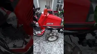 Отвал прогресс на тракторе kubota #japan #москва #farming #automobile #тула #farmer #село
