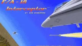 F 18 Interceptor Amiga 500 opening Main Theme