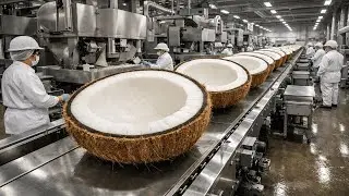 Inside a High-Tech Coconut Milk Factory From Harvest to Bottling