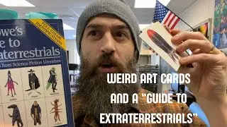 Weird Old Art Cards and a Guide To Extraterrestrials #aliens #tcg