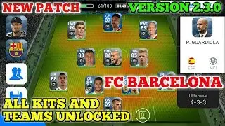 FC Barcelona Patch Latest Version PES 2018 Android
