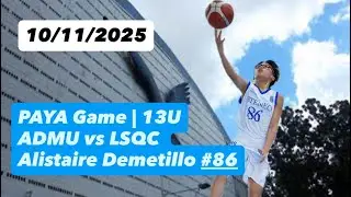 2025 PAYA League | #86 Alistaire Demetillo | Game Highlights