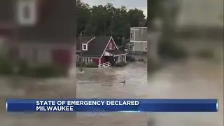 Gov. Evers declares state of emergency after flash flooding in Milwaukee