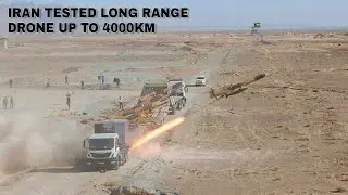 Iran has Successfully Tested Long-Range Unmanned Drones of up to 4,000km