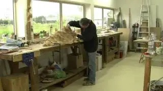 VOtv Portrait Pascal Arlot sculpteur sur bois