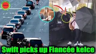 Taylor Swift's motorcade picks up Travis Kelce at his hotel in S&atilde;o Paulo before Chiefs vs Chargers