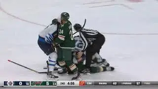 Minnesota Wild Vs Winnipeg Jets Scrum