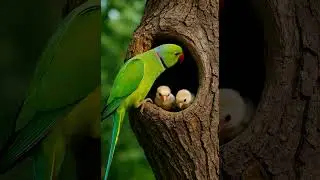Tiny family in their cozy home. 💚 #wildlife #cuteanimals #birdsofinstagram #animalphotography