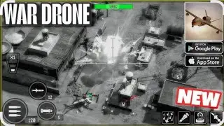 War Drone Military Battle Game 3D Shooting  #wardrone #militarygames #wardronegameplay 