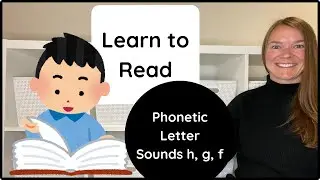 Phonics Activity for Preschool | Learn to Read | Letters h, g, f #learntoread #montessorihomeschool