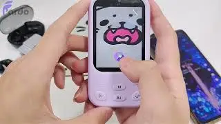 New kids mobile phone camera - ai object recognition function display