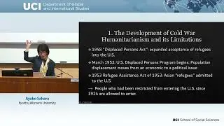 Ayako Sahara: Limitations of Cold War Humanitarianism
