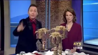 Jeremy Rabe's Christmas Tablescape - At Home Project on KYTV