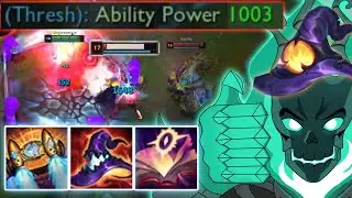 1000+ AP Thresh DELETES ALL! - Mejai's AP Thresh Mid vs Aurelion Sol - League of Legends
