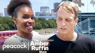 Tony Hawk Helps Amber Create a New Skateboard Trick | #AmberinTokyo