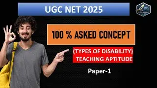 UGC NET Paper 1 Important Topic: Types of Disability | 100% Asked Concept | Artha Scholar