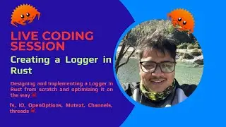 Creating a Logger for tracing INFO/Error/WARNING logs in Rust | QnA | Live Coding