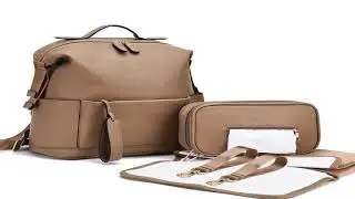 A must-have product! Multifunction Leather Diaper Bags Large Capacity Baby Bags for Baby Care Chan