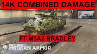14K Combined Damage- M3A2 Bradley-World of Tanks Consoles-#worldoftanksconsole #wotconsole