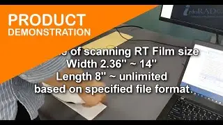 New introduction of RT film digitizing solution
