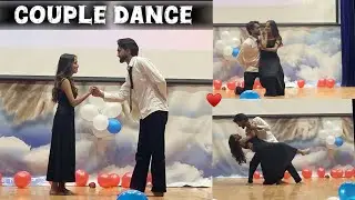 Couple dance*😍| ishq wala love | janam janam | with you | mere bina♥️😍 college performance* 📚