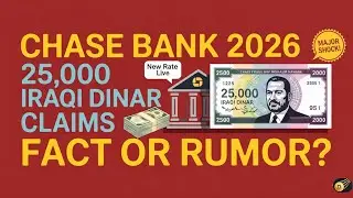 Chase Bank Iraqi Dinar 2026 Update Explained 🔍🏦 No Hype, Just Facts